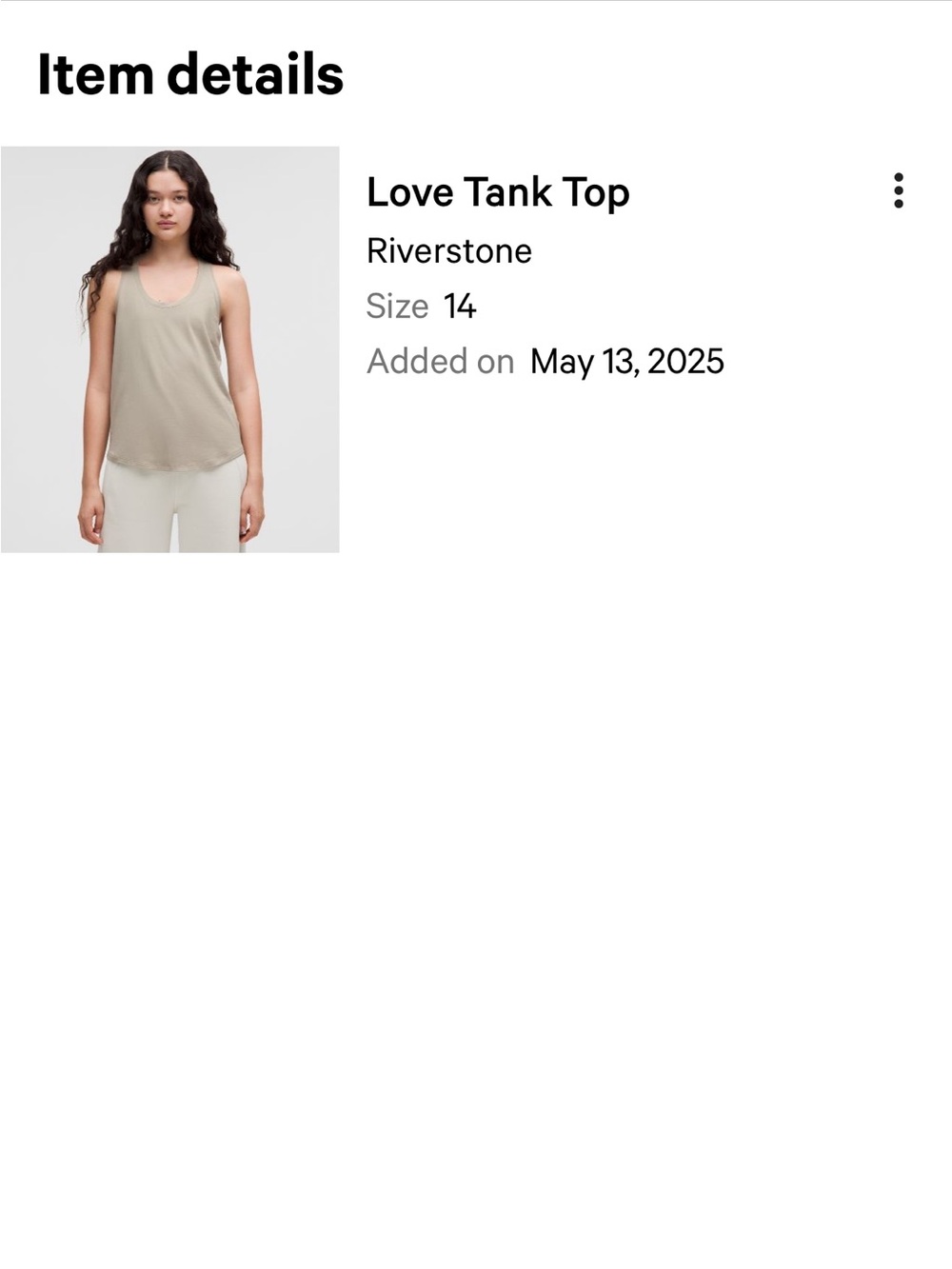 Love Tank Top